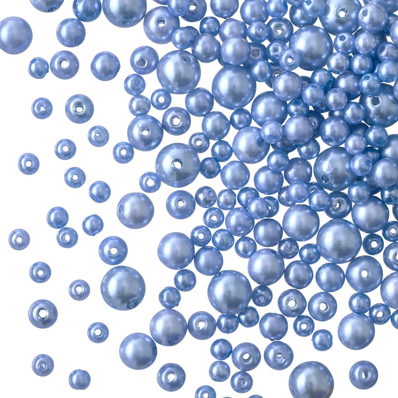 Plastic Round Pearl Beads by Bead Landing™